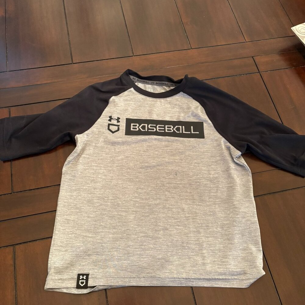 Boys' Under Armour Elbow Sleeve Baseball Shirt